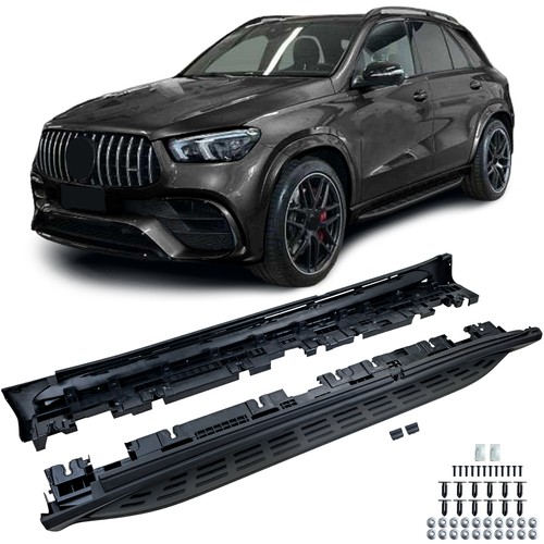 Alu trittbretter black - alu, edition